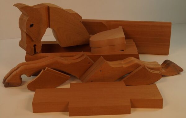 Medium Mahogany Rocking Horse Body Kit
